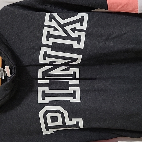 PINK Crop Sweatshirt size M - Picture 4 of 6